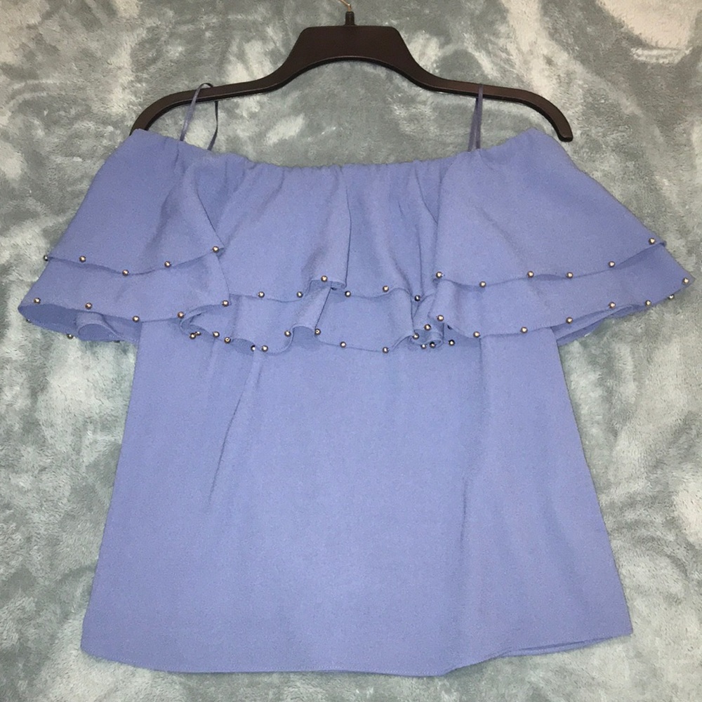 Off the shoulder beaded top